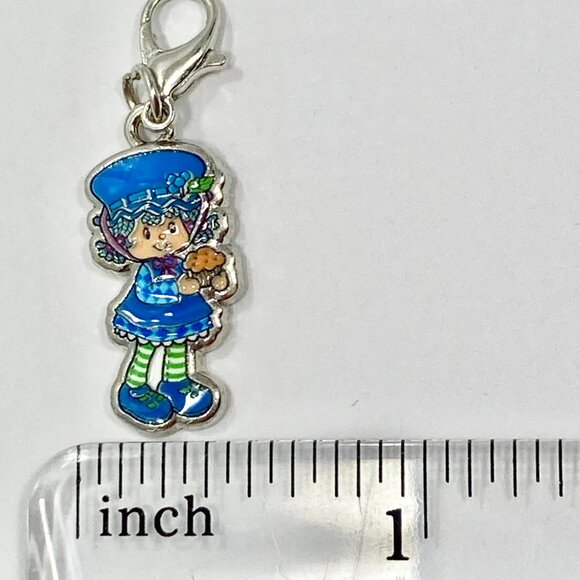 Vintage Strawberry Shortcake Blueberry Muffin Clip On Charm Zipper Pull Bag - Picture 7 of 8